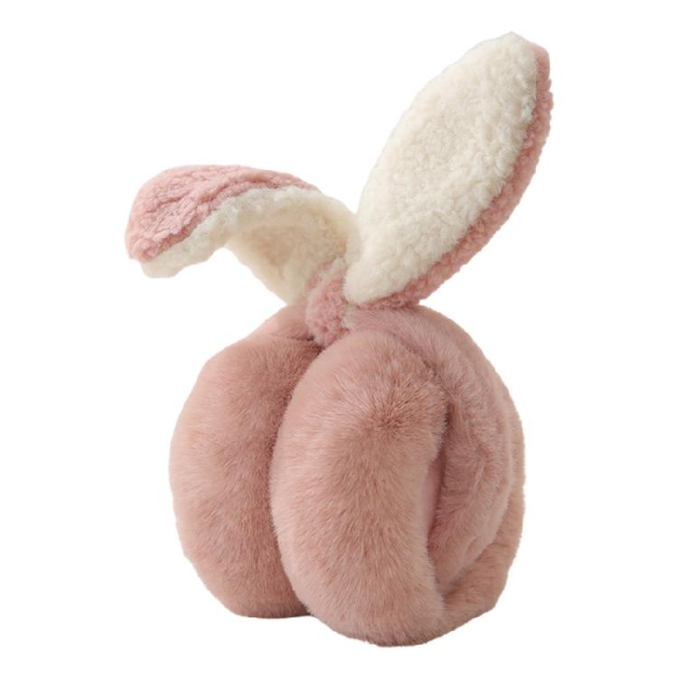 Adult Teens Foldable Animal Ear Shape Plush Ear Warmer Winter Windproof Earmuff