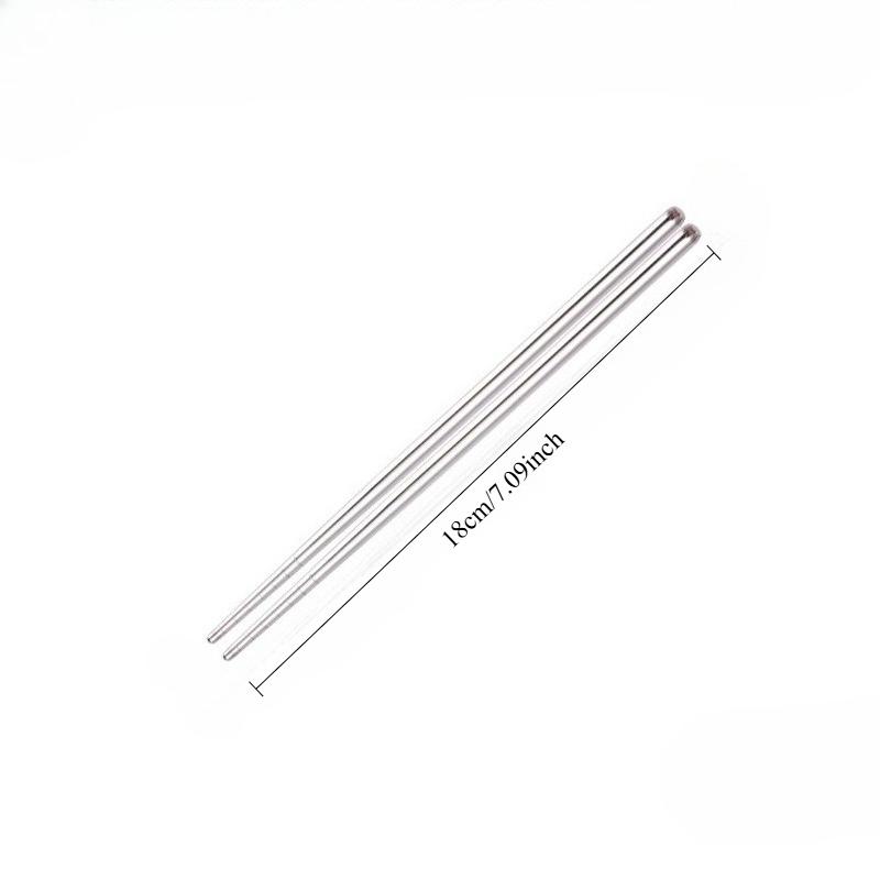 Lightweight Chopsticks Stainless Steel Chopsticks Reusable Easy To Use Nonslip Dishwasher Safe for Home Kitchen Hotel Restaurant