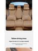 Xiangjie S9 Car All-Season Headrest and Suede Neck & Waist Support Pillow