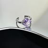 Hot Selling Classic Purple Stainless Steel Rings for  Women's Exquisite Advanced Sense Light Luxury Sweet Cool Niche