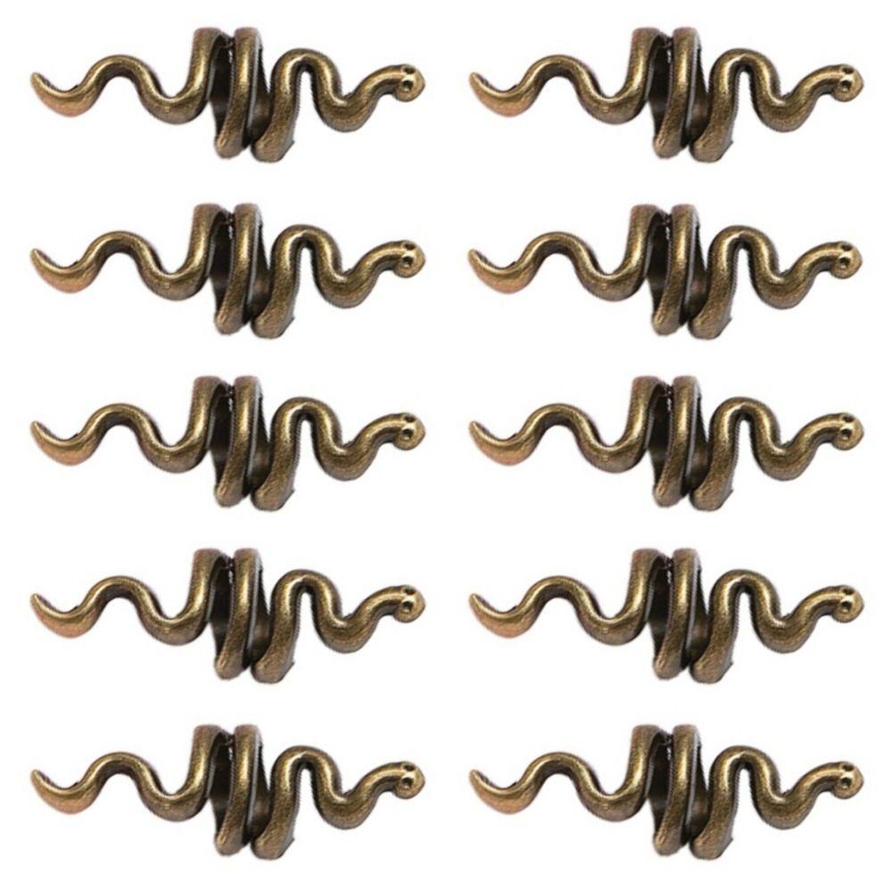 

10 шт. Золотисті срібні кільця для коси для волосся Dread Locks Dreadlock Намистини Вікінг Намистини Європейські та Американні бронзовий