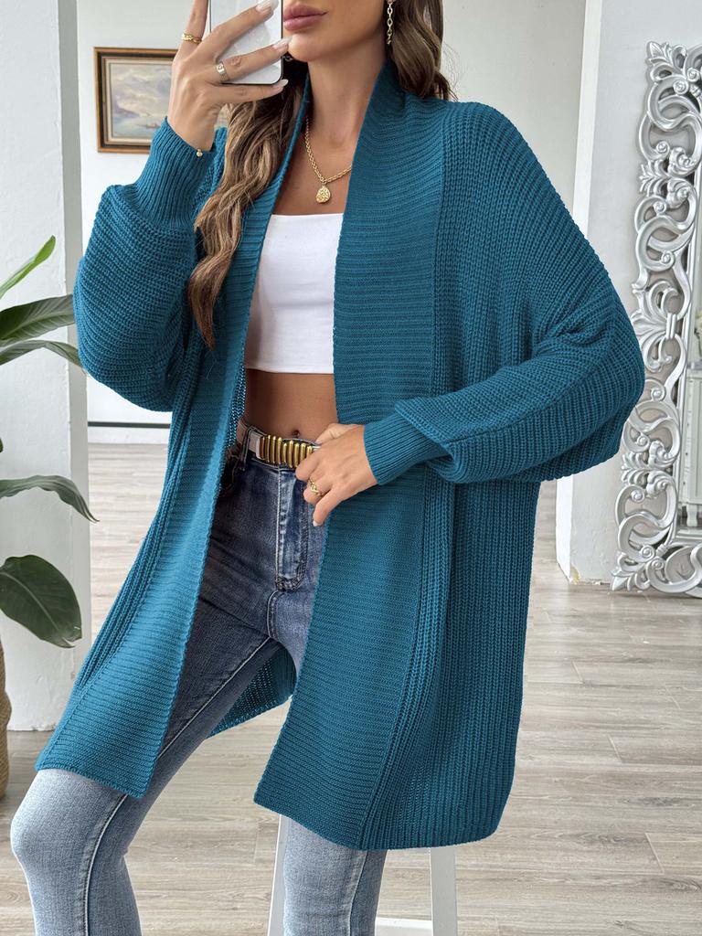 Women's Wool Sweater Fall Winter New Style Outerwear Women's Casual Fashion Loose Knit Cardigan