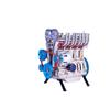Mini Metal Assembly Model Assembly in-line Four-cylinder Engine Toy Is Suitable for Teaching Physics Experiments