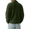 Men's  Casual Outdoor Lapel Corduroy Pullover Long-sleeved Top