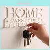 Home Key Holder Wall Mount Iron Geometric Decor For Office Organization