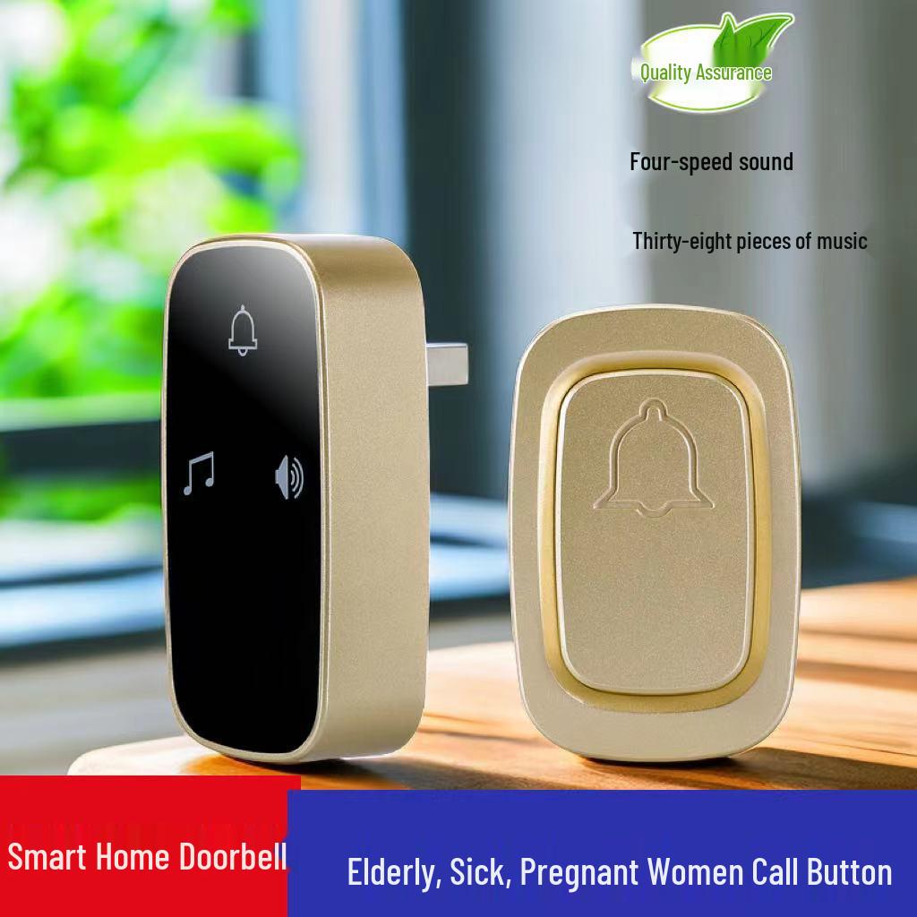 Smart Self-Powered Wireless Doorbell – US/EU Specs, Remote Control, Cross-Border Home Use