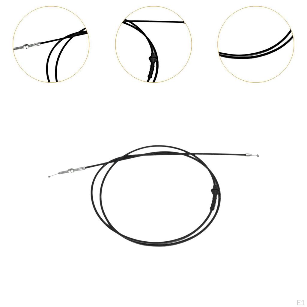 Haubenhaltekabel 20433078 Einfach zu installieren Ersatz Hohe Leistung Kompatibles Zubehör Schwarz