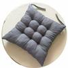Square Plush Seat Cushion with Ties Soft Thickened Chair Pad for Indoor Outdoor Use Comfortable Durable Material