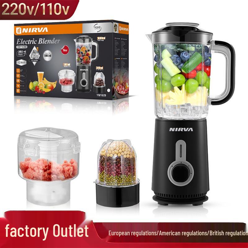 

3-in-1 European Standard Multi-Functional Blender - Juicer, Mixer, & Food Processor