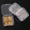 200pcs/Box Lobster Clasp Jump Rings Extension Chain Water Drop End Pendants Connector Chain Charm Kit for DIY Jewelry Making