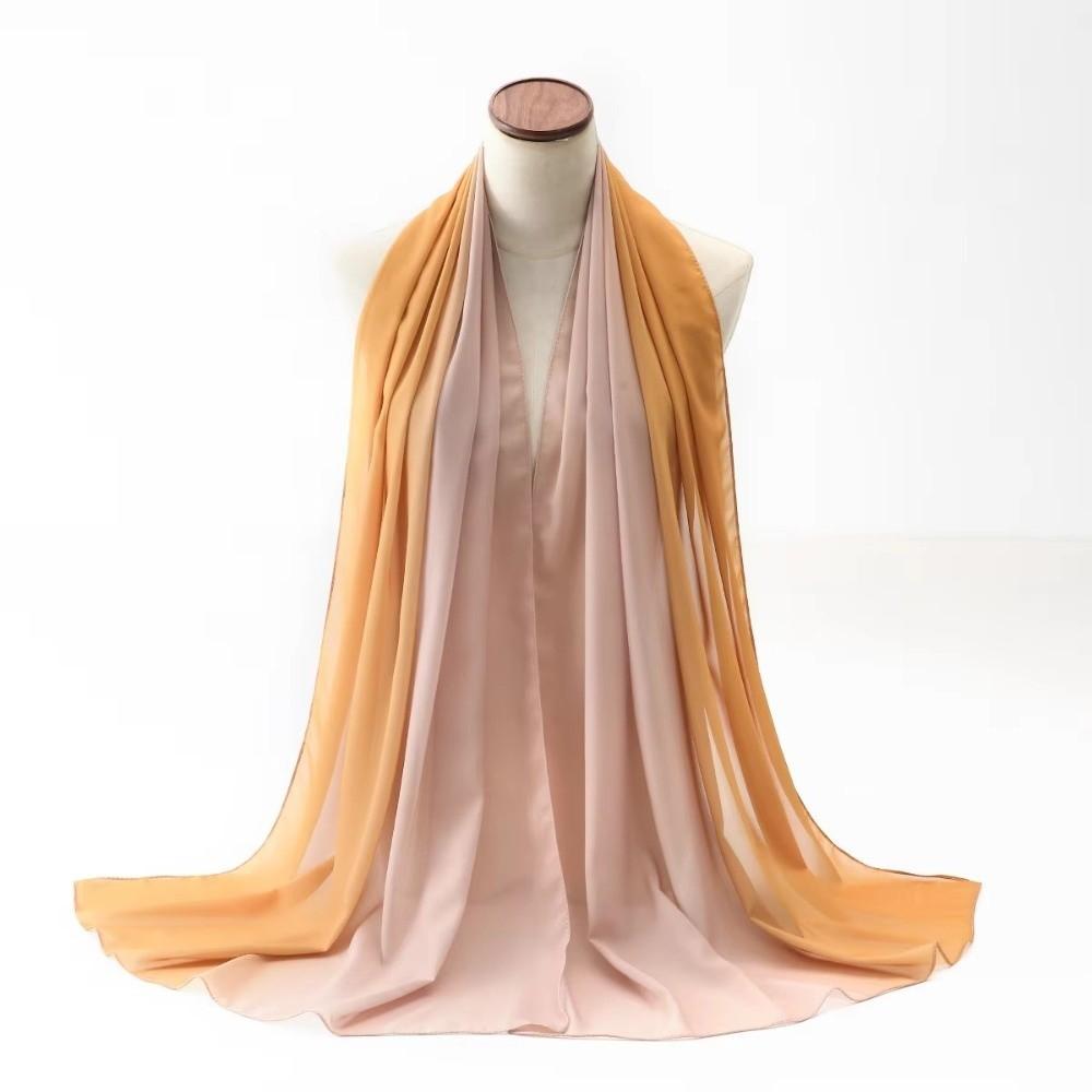 Long Headscarf Chiffon Wraps Shawl Elegant Ethnic Style Scarf  Daily