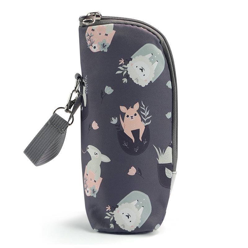 1PC Portable Baby Bottle Bag Travel Case With Insulated Designing Milk Bottle Organiser For Travel And Outdoor Feeding