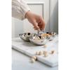 European style stainless steel tea plate Creative fruit plate Household tea table Snack candy Dim sum Dried fruit bowl Snack pla