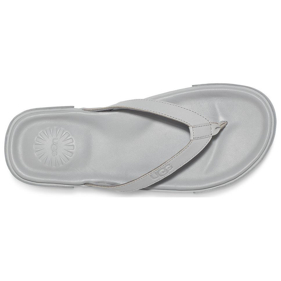 UGG Comfortable Classic Rubber Sole Flip Flops Men Footwear Gray 1132739-SEL
