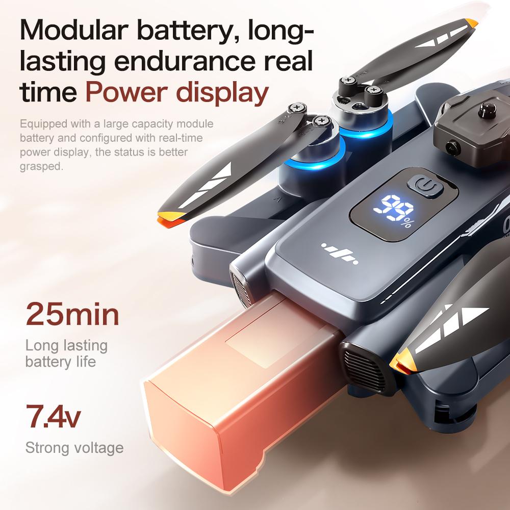 XT808 Max GPS Drone With 1080P HD Camera Brushless Motor 5G WiFi Obstacle Avoidance Large Screen Aerial Photography Outdoor Toys