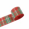 Christmas Burlap Ribbon Vintage Design Wired Plaid Easy To Shape for DIY Enthusiasts, Home