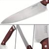 5PCS Stainless Steel Meat Cleaver Butcher Knife Meat Cleaver Professional Chef Knife Magnetic Storage Knife Rack Knife Block