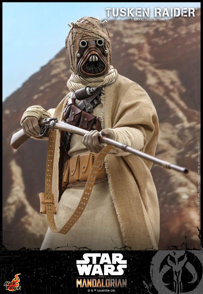 Hot Toys TV Masterpiece The Mandalorian Tusken Raider Scale White 1/6 Figure,
