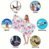 Beach Towel Portable Quick Fast Dry Sand Outdoor Travel Swim Blanket Thin Yoga Floral Print Mat Personalization Stripes Towel