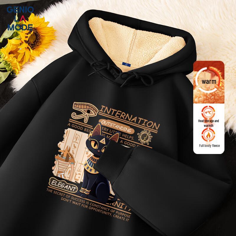 

GENIOLAMODE Men s Fleece Lined Heavyweight Hooded Sweatshirt 3XL