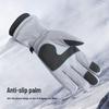 Unisex Winter Split-Finger Ski Gloves: Fleece-Lined, Touchscreen Compatible, Ideal for Cycling and Outdoor Activities
