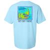 Black Pond Saltwater Series Men's T-shirt Offshore Fishing Mahi Dorado Dolphin