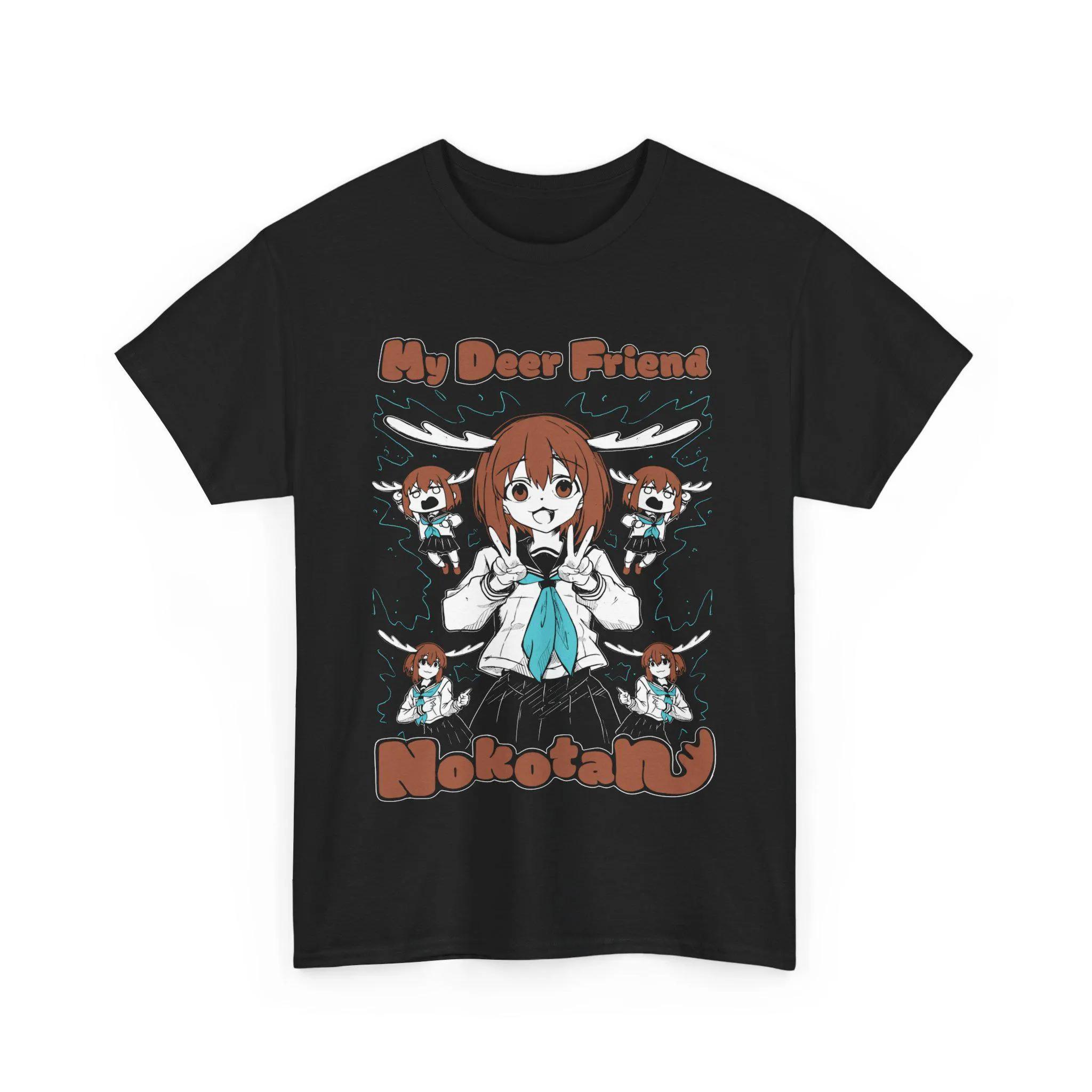 Anime Shirt Anime Gift Cartoon Tshirt Cartoon Enthusiast Gift Men Women Summer Cotton Loose and Fashionable Short Sleeved Top S