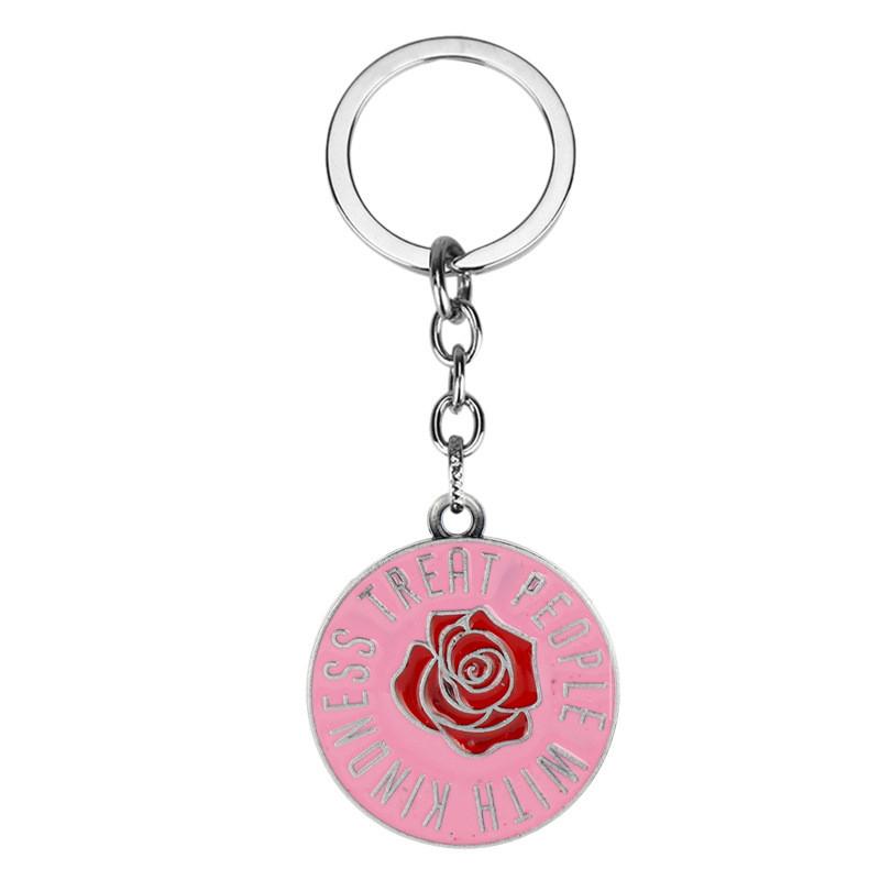 Harry Styles Rose Keychain With Pendant For Travel Gift And Collectors Item