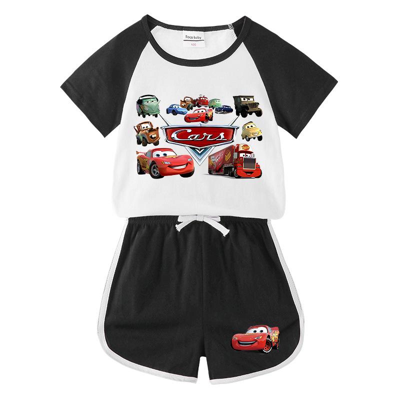 2025 Kids’ Summer Outfit: Unisex T-Shirt & Shorts Casual Two-Piece Set