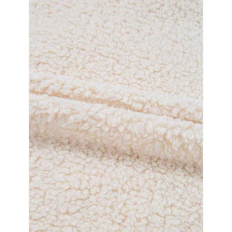 Damen einfarbiger Pullover Retro Sweatshirt Herbst und Winter verdicktes Strickoberteil