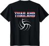 Thailand Volleybal Fans Thaise Vlag Sportliefhebbers T-shirt voor Unisex Vrouwen Alle Seizoenen Unisex Kleding Lichtgewicht Machine Wasbaar
