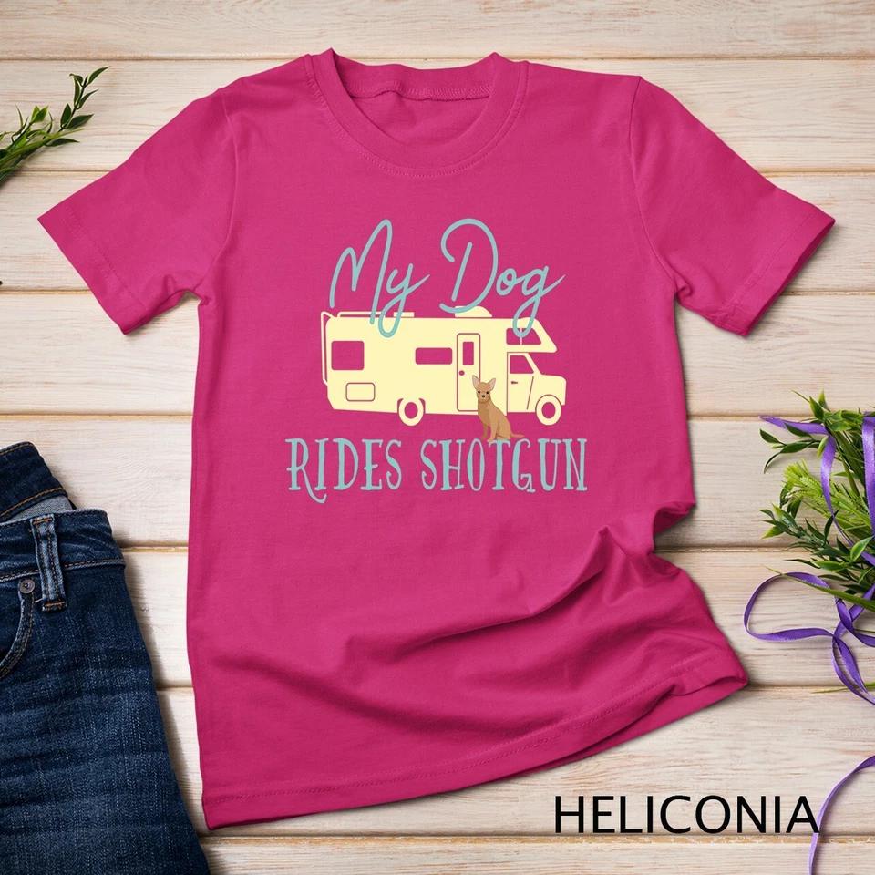 Chihuahua Gifts Dog RV Camping Travel Trailer Unisex T-shirt 4 S
