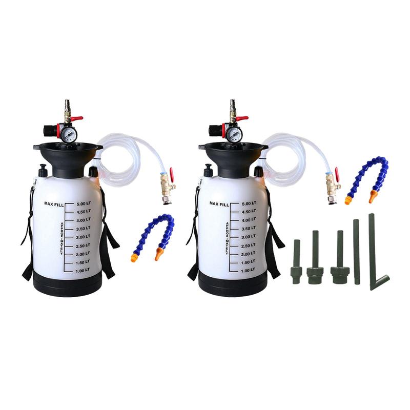 Automotive Transmission Fluid Pump Pneumatic 5L Auto Transmission Fluid Fill Extractor Gear Oil Filler Tank Atf Refill Dispenser