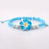 Beads Polymer Clay Braid Rope Bracelet Boho Bohemian Beach Jewelry Egg Flower Bangle  Jewelry Gifts
