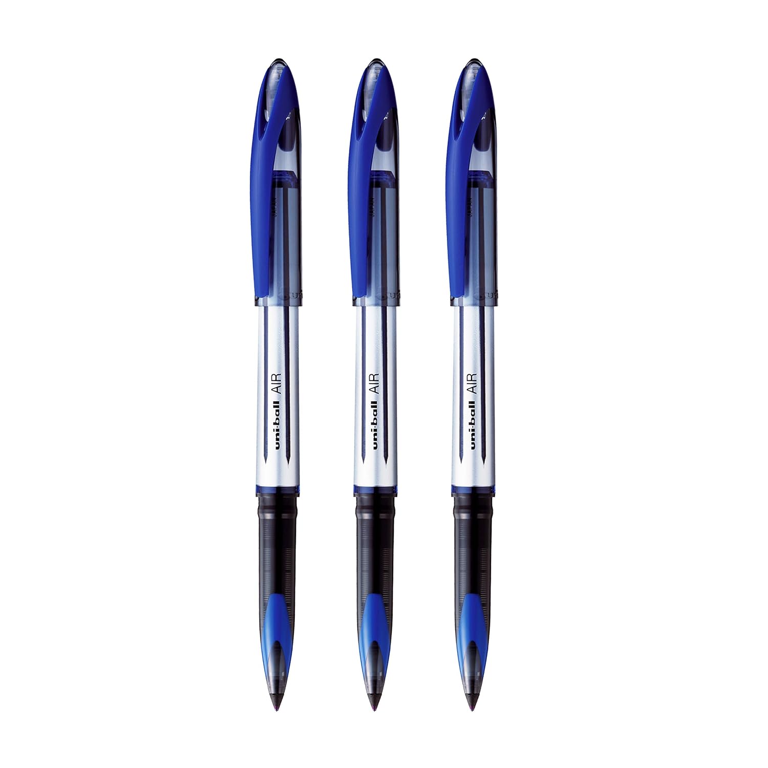 

uni-ball Air UBA188L 0.7mm Roller Ball Pen Blue Ink Pack of 3 for Office, School & Home Writing