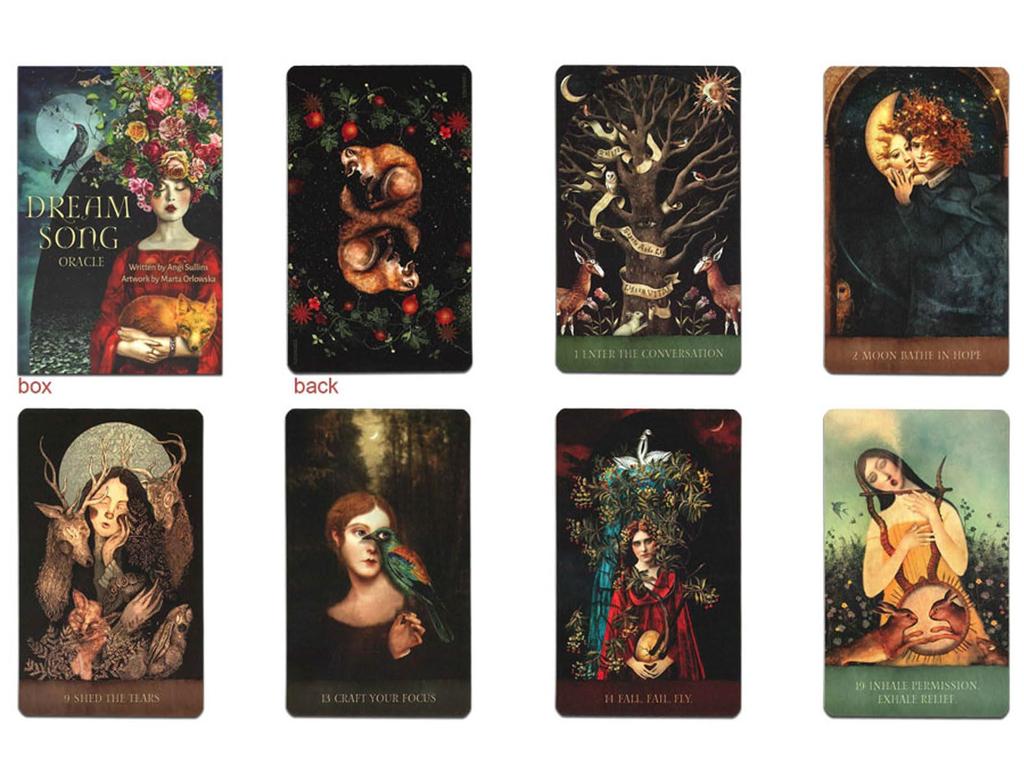 Nichiyu Oracle Cards, 45 Cards, Fortune Telling [Authentic] [Dream Song Oracle] "Mysterious Oracle Cards Guided by the Melody of Dreams