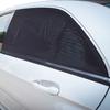 4 Stück Autofenster-Sonnenschutz, Dehnbares Netz Front-, Heck- und Seitenfenster-Sonnenschutz zum Hitzeschutz und UV-Schutz