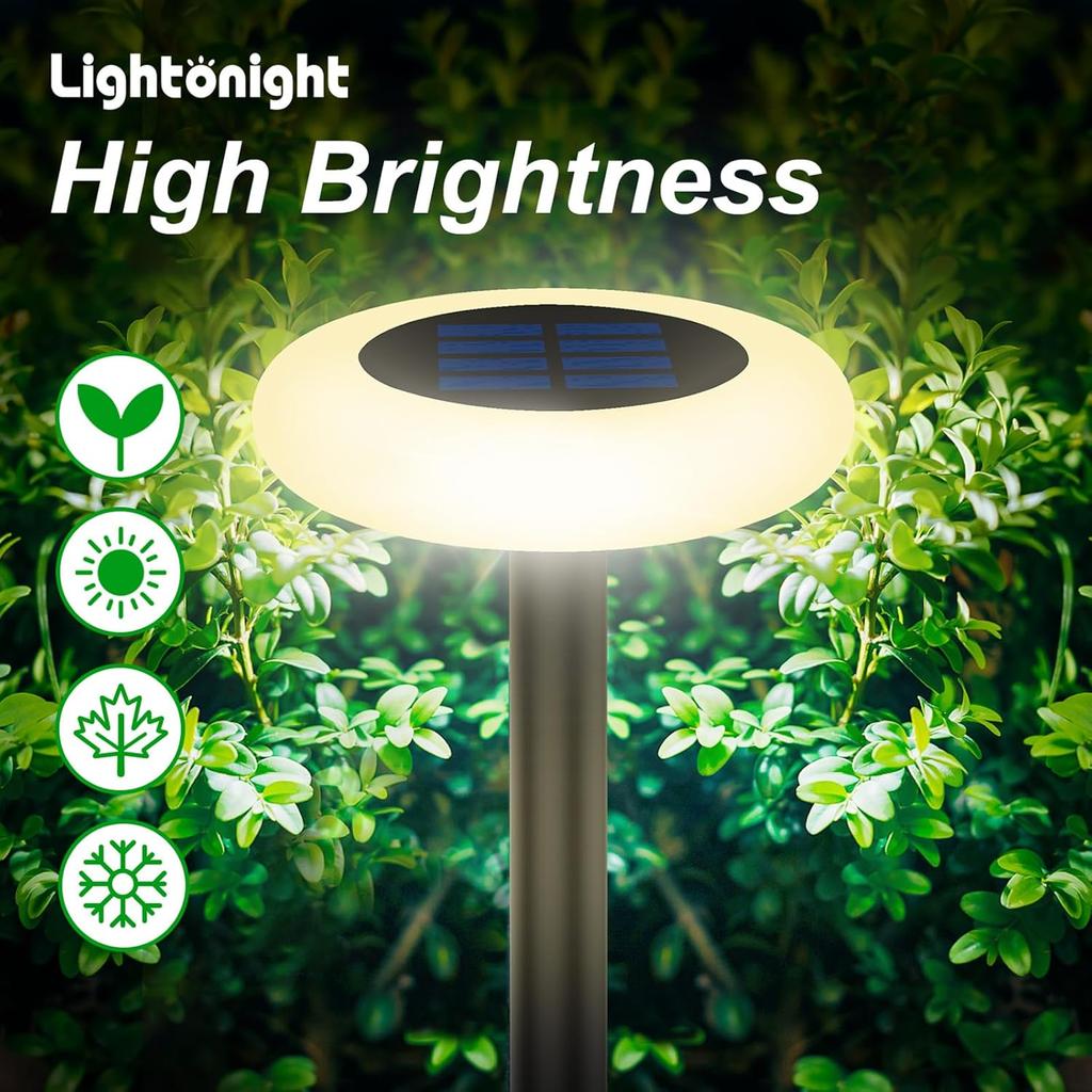 Colorful Solar Colorful Solar Lights Outdoor, Color Changing Solar Lights with Remote, Colorize Pathway Lights Solar Garden Lights for Landscape
