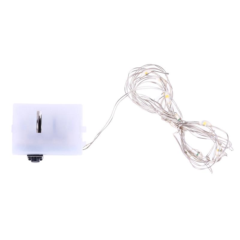 1:12 Dollhouse Miniture Led String Lights Decor Christmas Tree Accessories