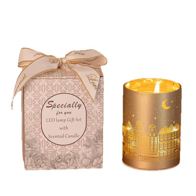 Luminous Scented Candle - Christmas Aroma Ornament for Home & Bedroom
