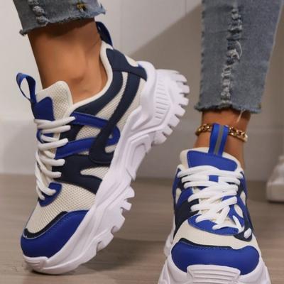 Fashion 2024 Hugely Popular Platform Sneakers Women Chunky Sneakers Casual Shoes Flat Shoes