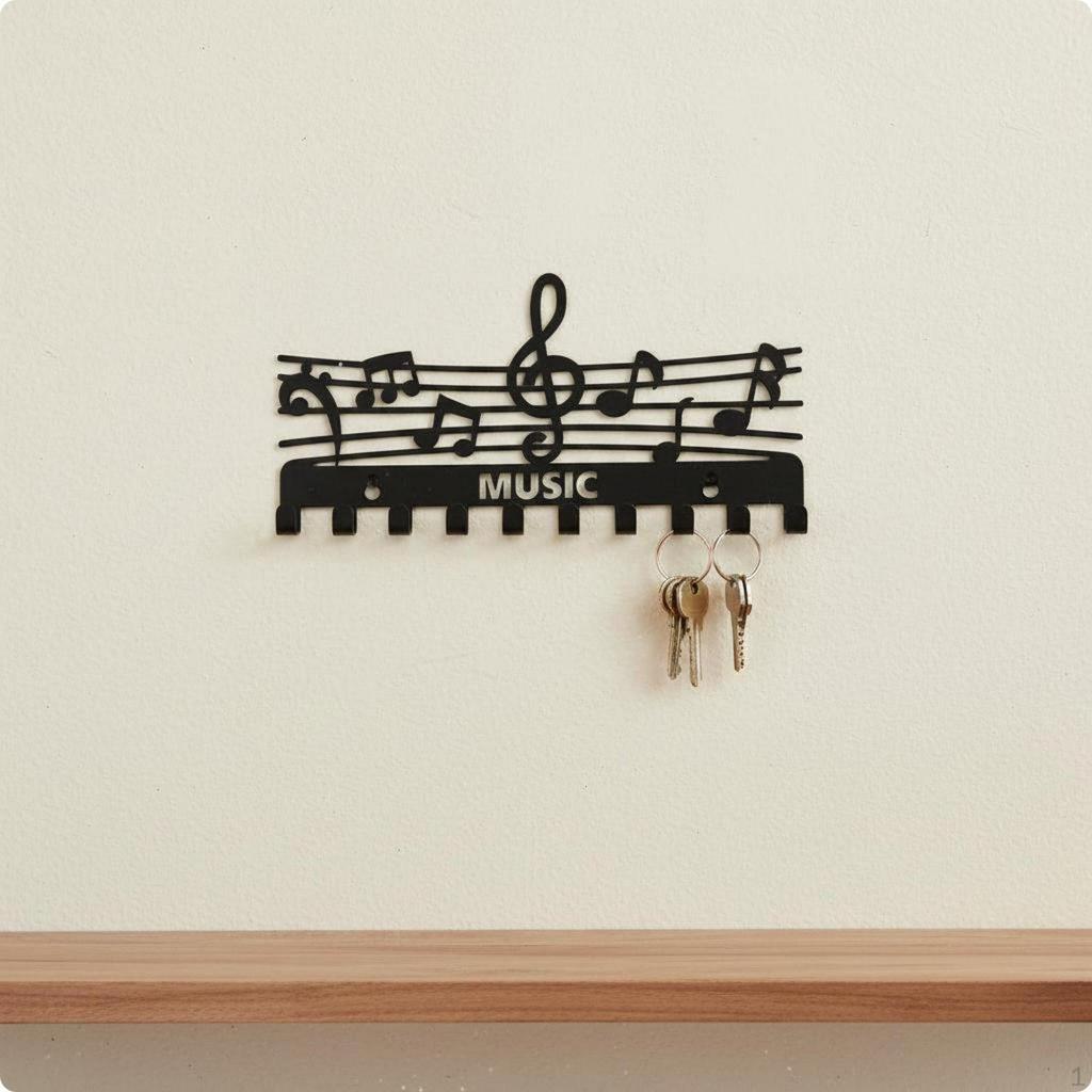 Wall Key Holder Easy To Install Hanging Rack Space Saving Halloween Hook for Closet, Door