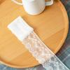 5meters White Lace Ribbons For Crafts Flower Embroidery Trimming Evening Dress Sewing Accessories Needlework Decorative Fabric