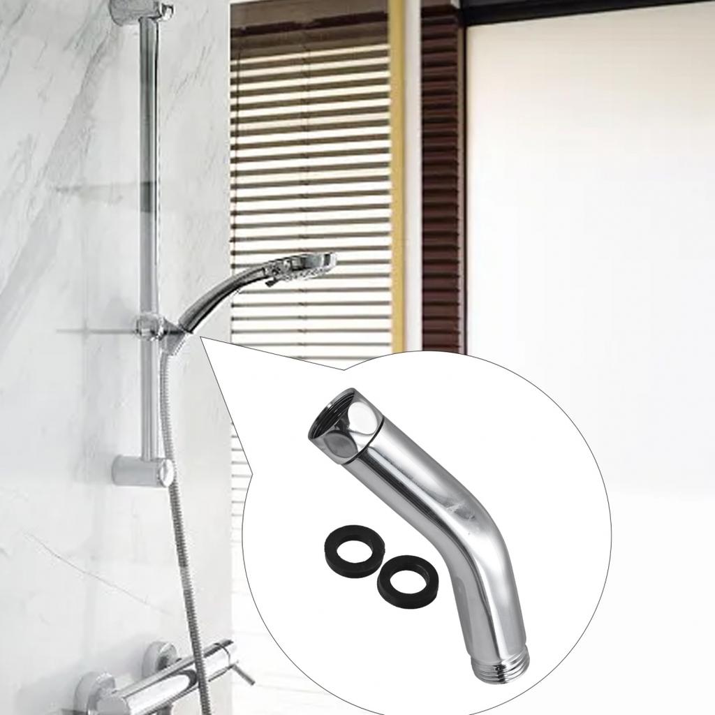 Stainless Steel Adjustable Elbow Connector Designed for Easy Bathing Setup