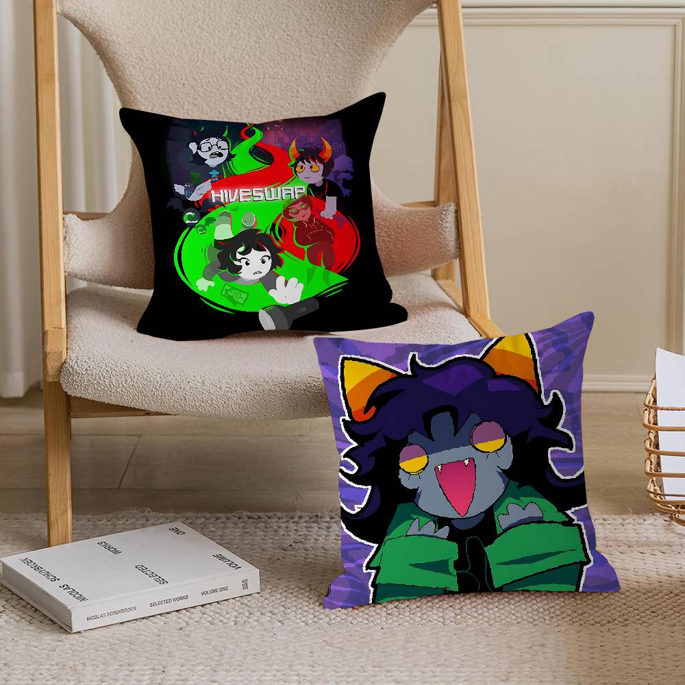 H-Homestuck Anime Games 45*45cm Cushion Cover Pillow Cover Decor Pillowcase Home Pillowcase For Couch Pillow
