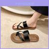 Stylish Summer Womens Flip Flops Retro White Casual Sandals Soft Sole Comfortable Design