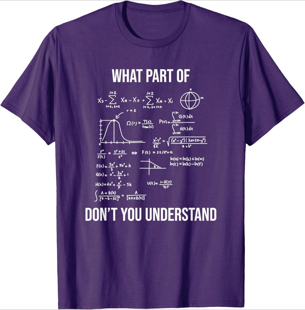 What Part Of Funny Mechanical Engineer Mathematician design100 cotton summer Oneck short sleeve printed mens Tshirt