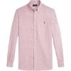 Polo Logo Single-Breasted Loose Long Sleeve Shirt Men Shirts Pink MNPOWOV16824411-600