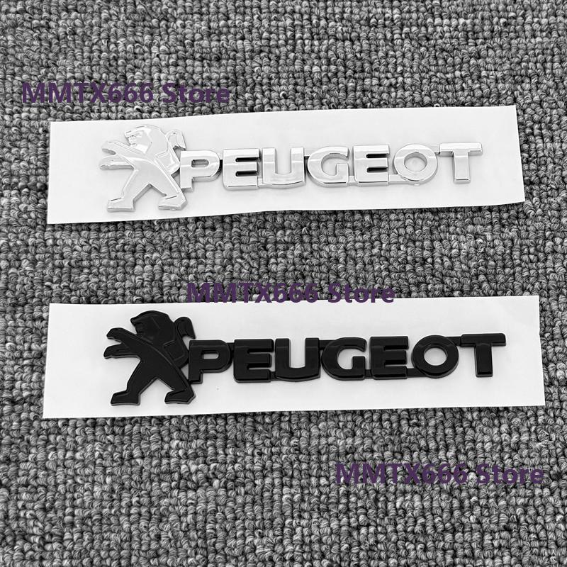 Emblema Lettere Logo Auto in ABS Adesivo Originale per Portellone Posteriore per Peugeot 3008 308 2008 208 408 4008 5008 307 508 206 207 301 RCZ