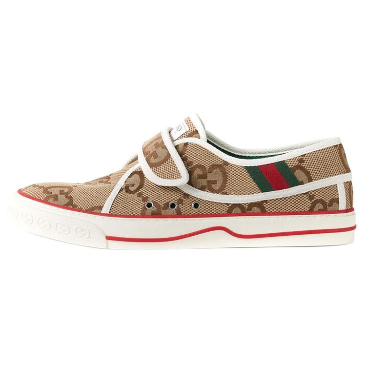 Gucci Wmns Tennis 1977 Velcro 'Jumbo Gg - Beige' Women's 692918 UKO70 2584